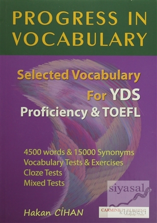Progress In Vocabulary Selected %40 indirimli Hakan Cihan