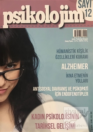 Psikolojim Aylık Psikoloji Dergisi Sayı : 12 Kolektif