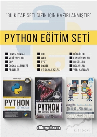 Python Eğitim Seti (3 Kitap Takım) Mustafa Başer