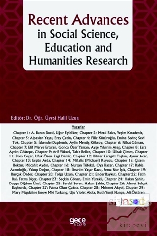 Recent Advances in Social Science, Education and Humanities Research A