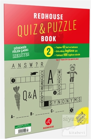 Redhouse Quiz & Puzzle Book Sayı: 2 Kasım 2015 Kolektif