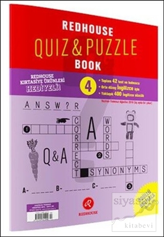 Redhouse Quiz & Puzzle Book Sayı: 4 Ekim 2016 Kolektif