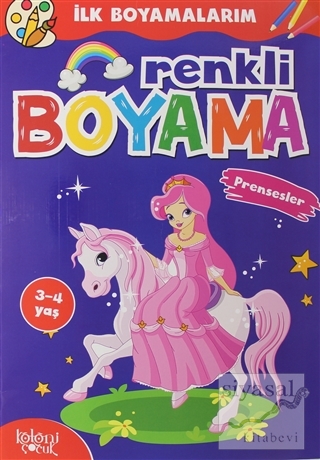 Renkli Boyama - Prensesler Hatice Nurbanu Karaca