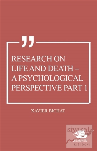 Research on Life and Death - A Psychological Perspective Part 1 Xavier