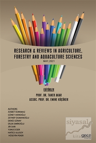 Research Reviews In Agriculture, Forestry and Aquaculture Sciences, Ma