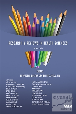 Research Reviews in Health Sciences, May Cem Evereklioğlu