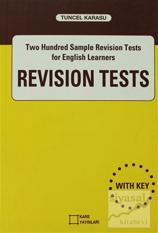 Revision Tests Tuncel Karasu