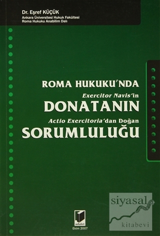 Roma Hukuku'nda Donatanın Sorumluluğu