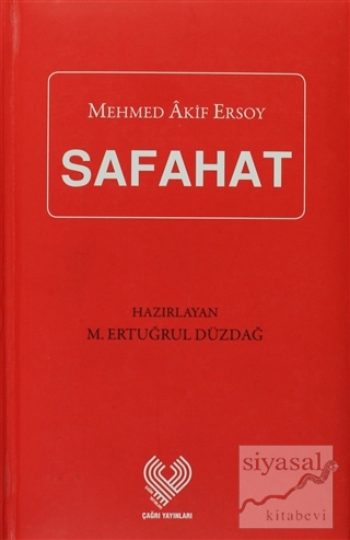 Safahat (Kırmızı) (Ciltli) Mehmed Akif Ersoy