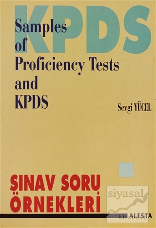 Samples Of Proficiency Tests And KPDS Sevgi Yücel