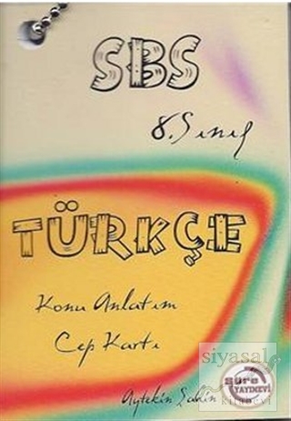 SBS 8. Sınıf Türkçe Konu Anlatım Cep Kartı Aytekin Şahin