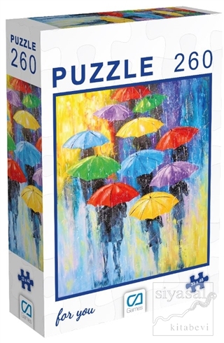 Şemsiyeler - 260 Parça Puzzle
