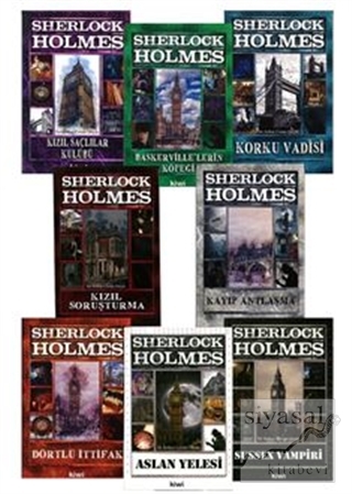 Sherlock Holmes Seti (8 Kitap Takım) Sir Arthur Conan Doyle