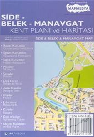 Side - Belek - Manavgat Kent Planı ve Haritası Side & Belek & Manavgat