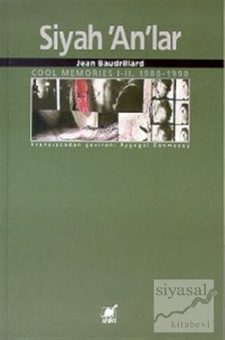 Siyah Anlar 1-2 1980-1990 Jean Baudrillard