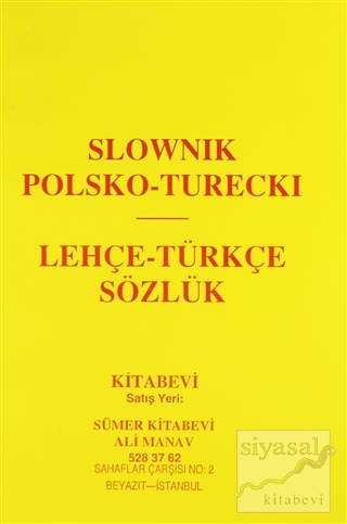 Slownik Polsko-Turecki, Lehçe-Türkçe Sözlük Kolektif