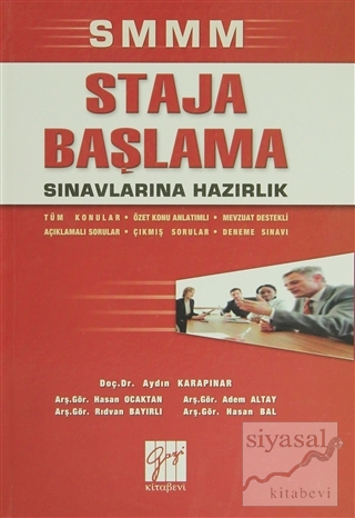 SMMM Staja Başlama Sınavlarına Hazırlık (Ciltli) Aydın Karapınar