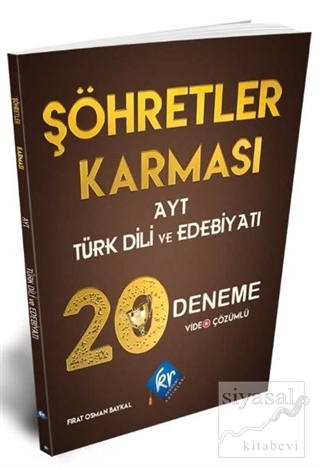 Şöhretler Karması AYT Türk Dili ve Edebiyatı 20 Deneme Video Çözümlü K