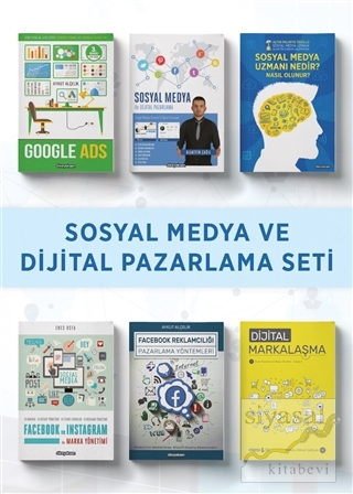 Sosyal Medya ve Dijital Pazarlama Seti (6 Kitap Takım) Aykut Alçelik