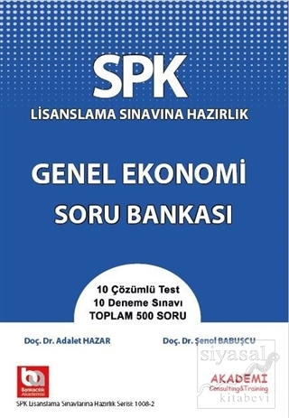 SPK Yeni Adıyla SPF Lisanslama Sınavına Hazırlık Düzey 3 Genel Ekonomi