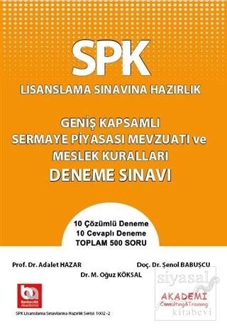 SPK Yeni Adıyla SPF Lisanslama Sınavına Hazırlık Düzey 2 - 3, Türev Ar