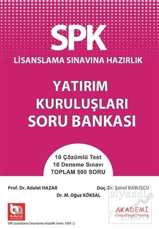SPK Yeni Adıyla SPF Lisanslama Sınavına Hazırlık Düzey 1-2-3 Türev Yat