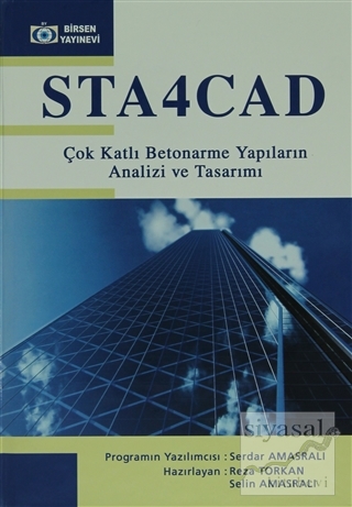 STA4CAD Çok Katlı Betonarme Yapıların Analizi ve Tasarımı (Ciltli) Rez