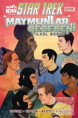 Star Trek Maymunlar Gezegeni - Kapak D Scott Tipton