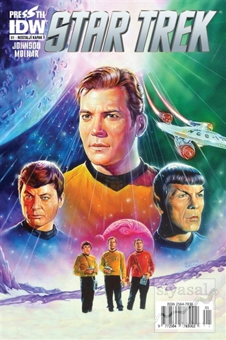 Star Trek Sayı: 1 - Nostalji Kapak Mike Johnson