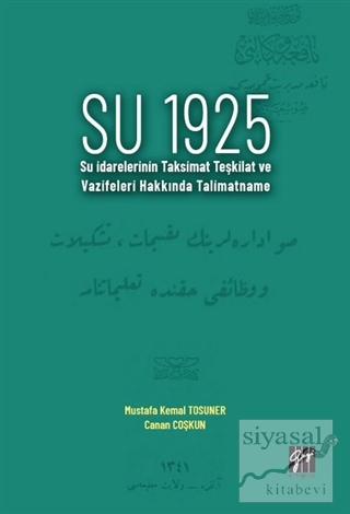 Su 1925 Mustafa Kemal Tosuner