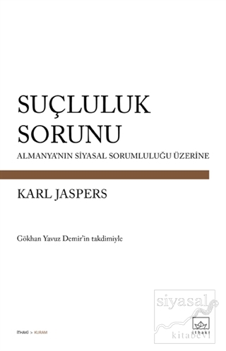 Suçluluk Sorunu Karl Jaspers
