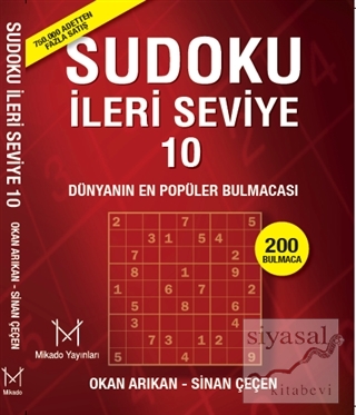 Sudoku İleri Seviye 10 Okan Arıkan