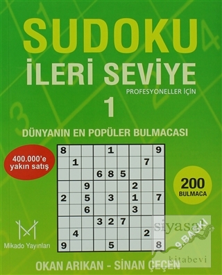 Sudoku İleri Seviye - 1 Sinan Çeçen