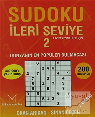 Sudoku İleri Seviye - 2 Okan Arıkan