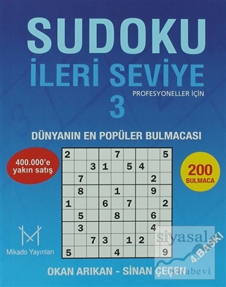 Sudoku İleri Seviye - 3 Okan Arıkan