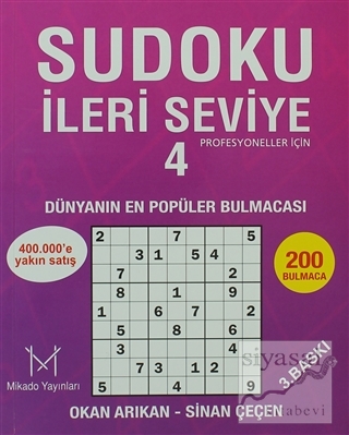 Sudoku İleri Seviye - 4 Okan Arıkan