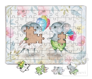 Sürpriz Ahşap Puzzle 54 Parça (LIV-25) Kolektif