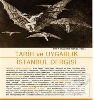 Tarih ve Uygarlık İstanbul Dergisi - Sayı:7 Eylül 2015 Kolektif