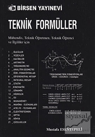 Teknik Formüller Mustafa Esentepeli