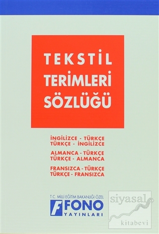 Tekstil Terimleri Sözlüğü Zafer Ulusoy