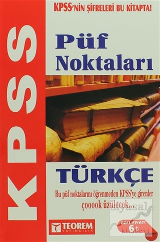 Teorem 2014 KPSS Türkçe Püf Noktaları Kolektif