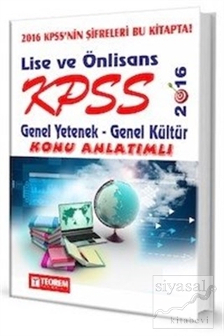 Teorem 2014 Lise-Önlisans Nokta Atışı Konu Anlatımlı Genel Yetenek-Genel Kültür