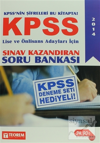Teorem KPSS Lise Önlisans Kazandıran Soru Bankası 2014 Komisyon