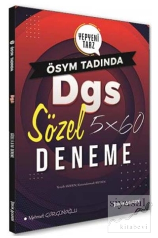 Tercih Akademi DGS Sözel 5X60 Deneme Mehmet Görgünoğlu
