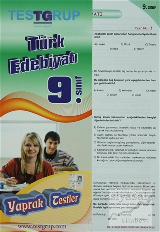 Test Grup 9. Sınıf Türk Edebiyatı Yaprak Testler Kolektif