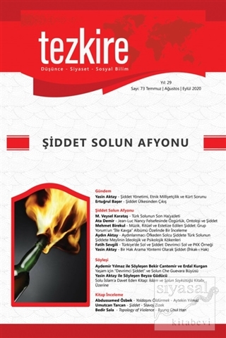 Tezkire Dergisi Sayı: 73 Temmuz-Ağustos-Eylül 2020 Kolektif