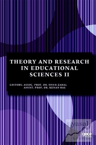 Theory and Research in Educational Sciences 2 Onur Zahal