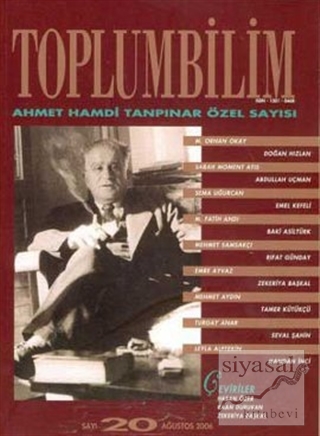 Toplumbilim Sayı: 20 Ahmet Hamdi Tanpınar Özel Sayısı Kolektif
