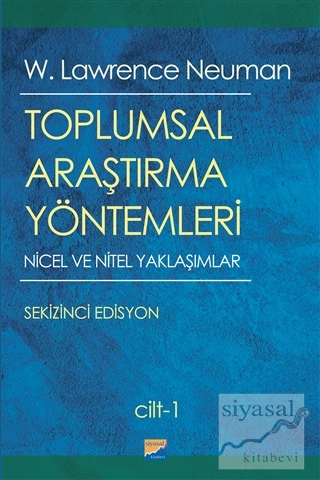 Toplumsal Araştırma Yöntemleri (2 Cilt Takım)