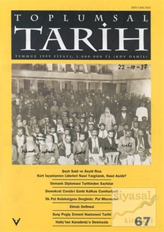 Toplumsal Tarih Dergisi Sayı: 67 Kolektif